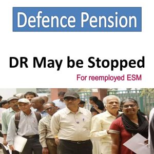 dr may be stopped on defence pension