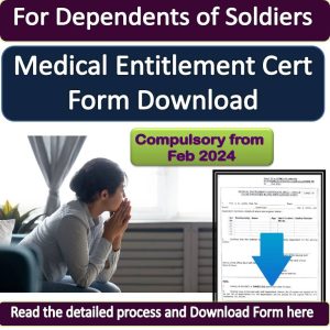 Dependent Card Not Accepted in Military Hospital - Download Medical Entitlement Certificate Form