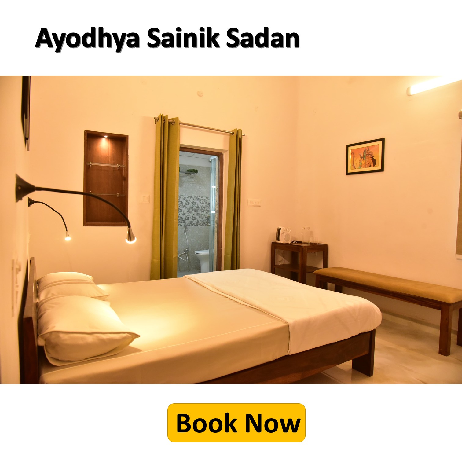 Ayodhya Sainik Sadan: Book Guest Room Now to Visit Ayodhya Ram mandir