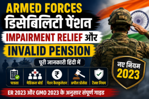 Armed Forces Disability Pension, Impairment Relief और Invalid Pension: नए नियमों की पूरी जानकारी